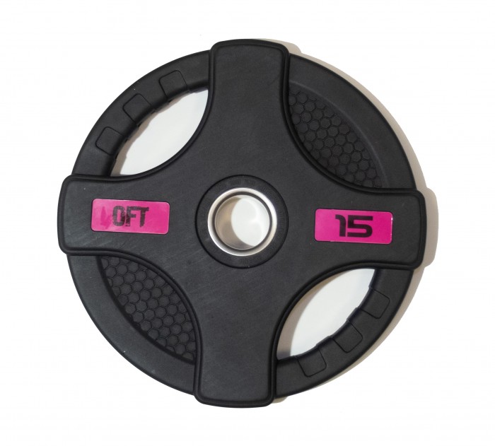 Original FitTools Диск олимпийский обрезиненный с двумя хватами 15 кг, Диск олимпийский обрезиненный с двумя хватами 15 кг
Original FitTools Диск олимпийский обрезиненный с двумя хватами 15 кг, Диск олимпийский обрезиненный с двумя хватами 15 кг
