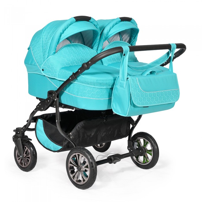 Indigo Коляска для двойни Charlotte Duo 2 в 1, Коляски для двойни и погодок - артикул:128165 Indigo Коляска для двойни Charlotte Duo 2 в 1, Коляски для двойни и погодок - артикул:128165