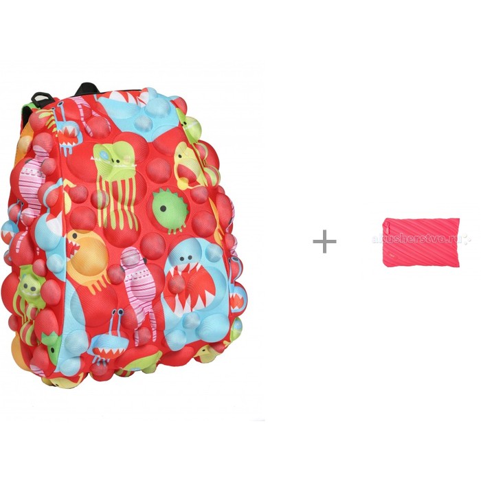 MadPax Рюкзак Bubble Full Monsters Under the Red с пеналом-сумочкой Neon Jumbo Pouch, Рюкзак Bubble Full Monsters Under the Red с пеналом-сумочкой Neon Jumbo Pouch
MadPax Рюкзак Bubble Full Monsters Under the Red с пеналом-сумочкой Neon Jumbo Pouch, Рюкзак Bubble Full Monsters Under the Red с пеналом-сумочкой Neon Jumbo Pouch