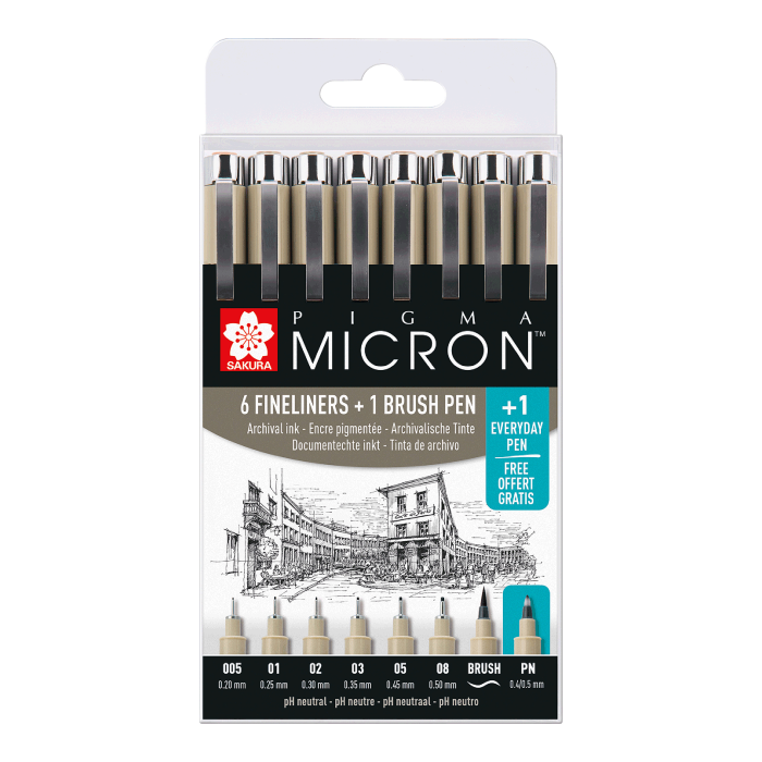 Sakura Набор капиллярных ручек Pigma Micron (0.2мм 0.25мм 0.3мм 0.35мм 0.45мм 0.5мм + brush+PN), Набор капиллярных ручек Pigma Micron (0.2мм 0.25мм 0.3мм 0.35мм 0.45мм 0.5мм + brush+PN)
Sakura Набор капиллярных ручек Pigma Micron (0.2мм 0.25мм 0.3мм 0.35мм 0.45мм 0.5мм + brush+PN), Набор капиллярных ручек Pigma Micron (0.2мм 0.25мм 0.3мм 0.35мм 0.45мм 0.5мм + brush+PN)