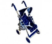 Коляска для куклы 1 Toy премиум 53.5 х 34 х 68 см Т57324 Коляска для куклы 1 Toy премиум 53.5 х 34 х 68 см Т57324