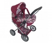 Коляска для куклы 1 Toy премиум с люлькой 56 х 36 х 64.5 см Т57327 Коляска для куклы 1 Toy премиум с люлькой 56 х 36 х 64.5 см Т57327