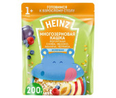  Heinz Молочная Многозерновая кашка Йогурт, слива, яблоко, малина, черника с 1 года 200 г