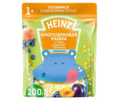  Heinz Молочная Многозерновая кашка Слива, абрикос, черника с 1 года 200 г