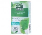 Чистая линия Мыло Экстракт Мелиссы 80 г Чистая линия Мыло Экстракт Мелиссы 80 г