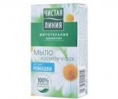 Чистая линия Мыло твердое Экстракт Ромашки 80 г Чистая линия Мыло твердое Экстракт Ромашки 80 г