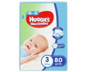  Huggies Подгузники Ultra Comfort Mega для мальчиков 3 (5-9 кг) 80 шт.