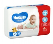  Huggies Подгузники Classic Conv Pack 2 (4-9 кг) 31 шт.