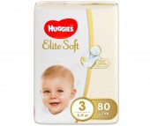  Huggies Подгузники Elite Soft Mega 3 (5-9 кг) 80 шт.