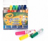 Фломастеры Crayola мини с узорными наконечниками 16  шт.