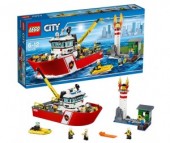 Конструктор Lego City 60109 Лего Город Пожарный катер