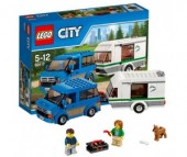 Конструктор Lego City 60117 Лего Город Фургон и дом на колёсах