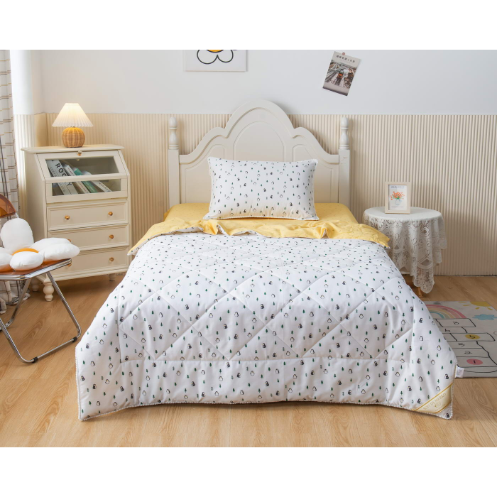 Купить Постельное белье 1.5-спальное, Постельное белье Sofi de MarkO 1.5-спальное Пингвинята с одеялом (3 предмета)