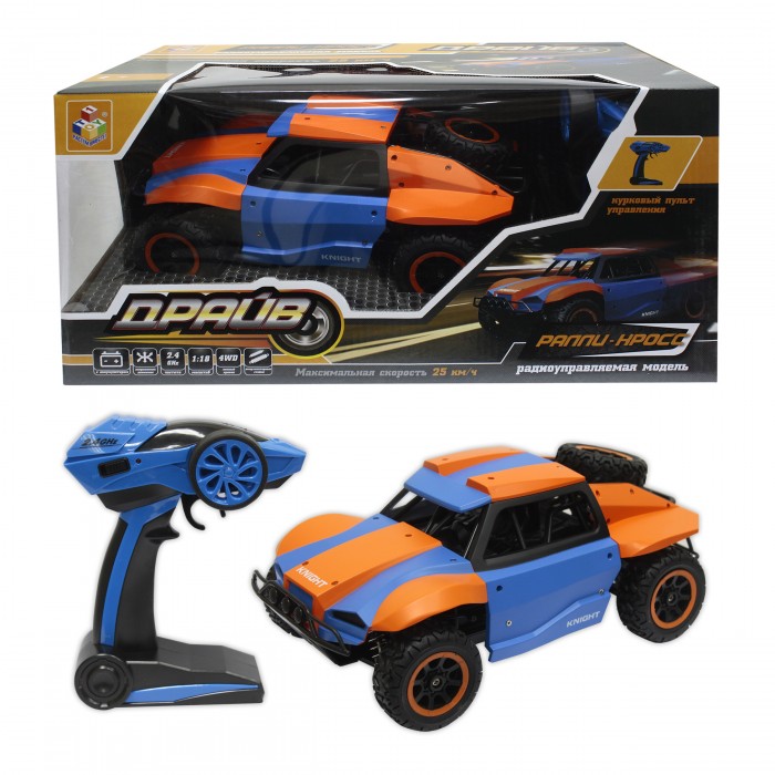 Радиоуправляемые игрушки, 1 Toy Машина раллийная Драйв Багги 1:18  - купить со скидкой