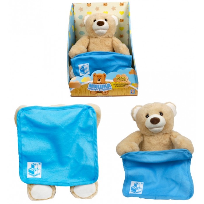 

Интерактивная игрушка 1 Toy Мишка играет в прятки 25 см, Мишка играет в прятки 25 см