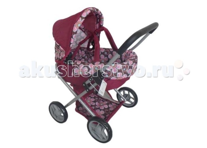 

Коляска для куклы 1 Toy премиум с люлькой 56 х 36 х 64.5 см Т57327