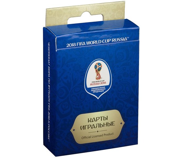 Сувениры к ЧМ по футболу 2018 FIFA World Cup Russia Карты игральные 54 шт.