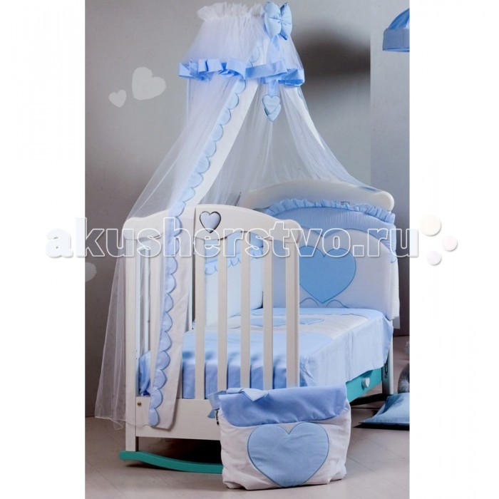Балдахин для кроватки Roman Baby Cuore di Mamma с держателемCuore di Mamma с держателем Балдахин для кроватки Roman Baby Cuore di Mamma с держателемCuore di Mamma с держателемБалдахин Cuore di Mamma с держателем изготовлен из первоклассных, гипоаллергенных материалов; Все используемые красители не токсичны, и безопасны для вашего малыша; Балдахин произведен в соответствии европейским стандартам качества; Материал - тюль; Благодаря высокому качеству материалов, постельное белье долговечно и легко стирается в режиме деликатной стирки. Сшито в Италии;<br>