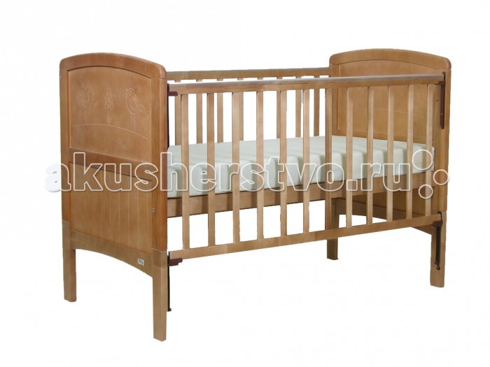 Детская кроватка Фея 820820 Детская кроватка Фея 820820Детская кроватка Фея 820 будет Вашим незаменимым помощником. Кроватка подходят детям с рождения, до 3 лет она используется с боковыми ограждениями, а после того, как ребенок подрос - снимаются ограждения и нижние части спинок. Особенности: Автостенка - механизм опускания одной рукой 2 положения ложа Ортопедическое основание Накладка ПВХ Материал: массив березы<br>