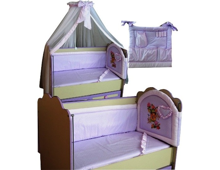 фото Комплект в кроватку Селена (Сдобина) для новорожденного 17 (8 предметов)