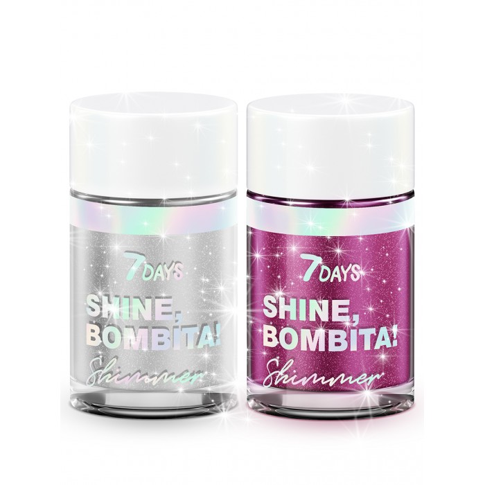 7Days Shine Bombita Гель-глиттер для волос, лица и тела 50 г