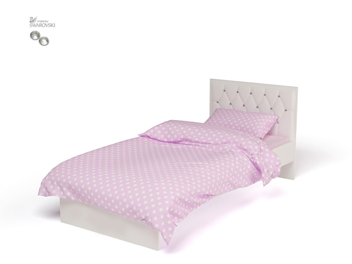 Кровати для подростков ABC-King Фея со стразами Сваровски без ящика 160x90 см