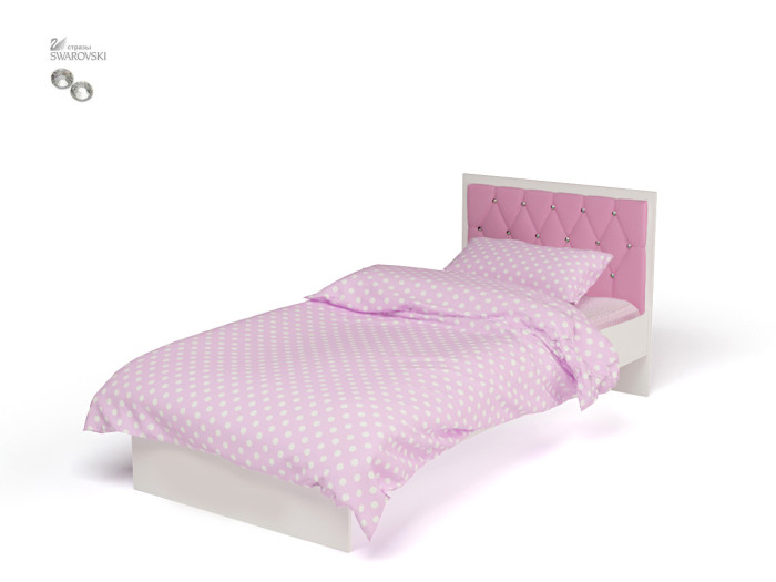 фото Подростковая кровать abc-king фея со стразами сваровски без ящика 190x90 см