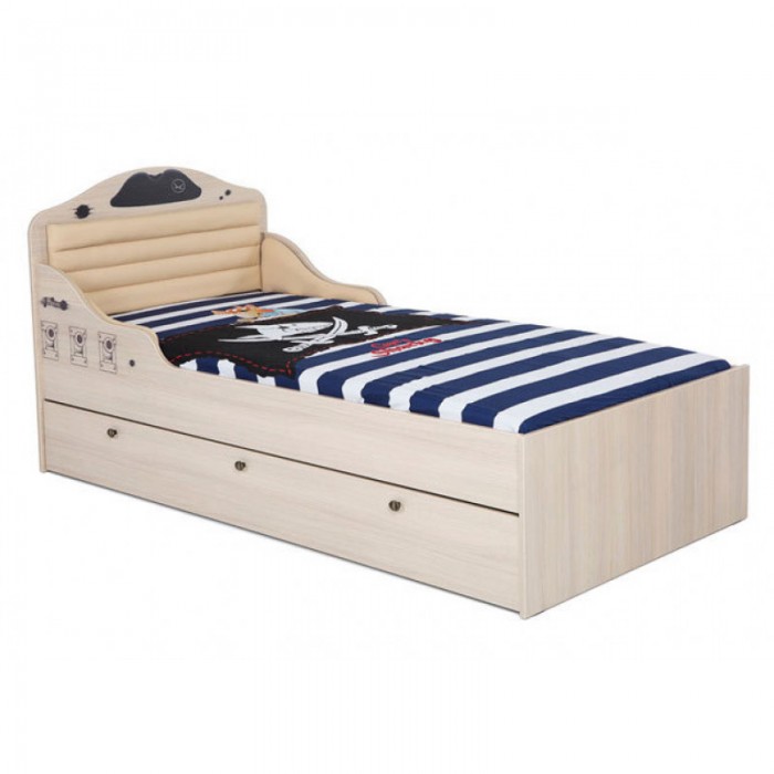 

Подростковая кровать ABC-King Pirat №1 без ящика 160x90 см, Pirat №1 без ящика 160x90 см