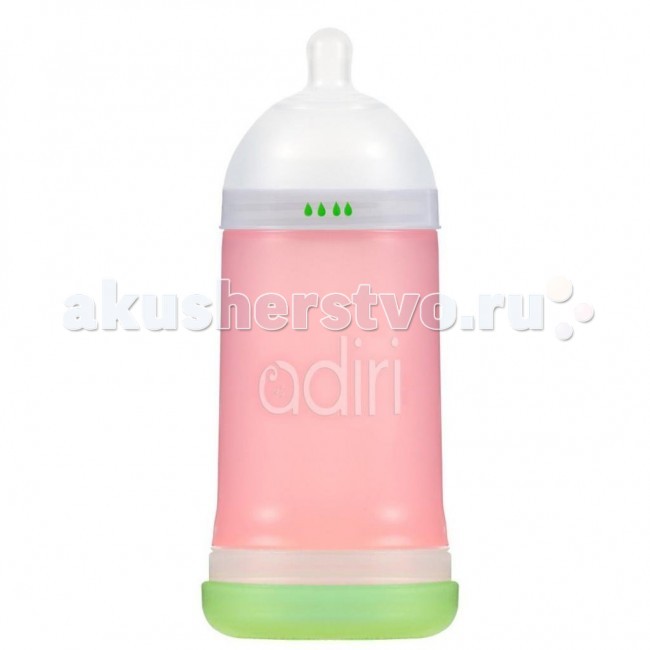Бутылочки Adiri NxGen Medium Flow силикон 6-9 мес. 281 мл