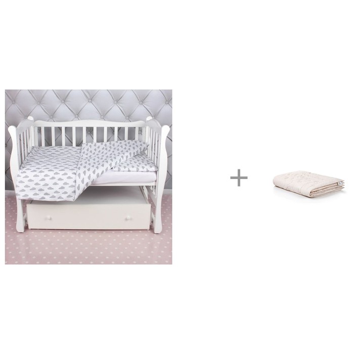 

Постельное белье AmaroBaby Baby Boom Облака (3 предмета) с одеялом Belashoff Kids Наше сокровище шерстяное, Baby Boom Облака (3 предмета) с одеялом Belashoff Kids Наше сокровище шерстяное