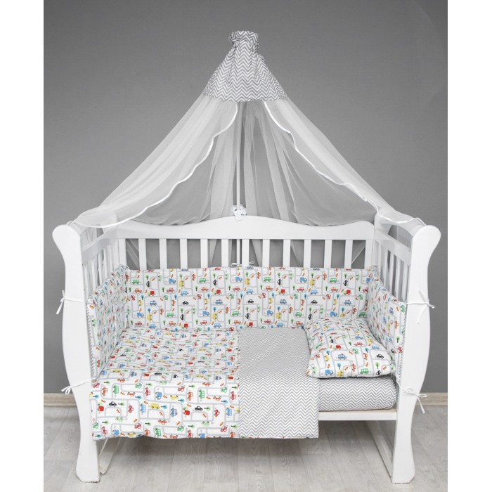 

Комплект в кроватку AmaroBaby Дорога (7 предметов), Дорога (7 предметов)