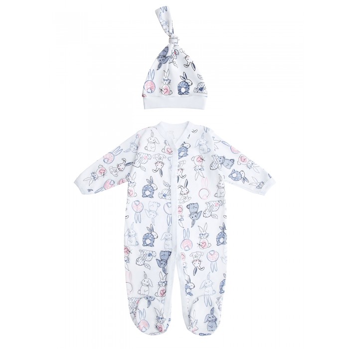 

AmaroBaby Комбинезон-слип с шапочкой Зайки, Комбинезон-слип с шапочкой Зайки