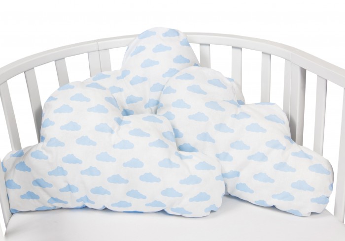 

Бортик в кроватку AmaroBaby Sunny Day Облачко 3 подушки, Sunny Day Облачко 3 подушки