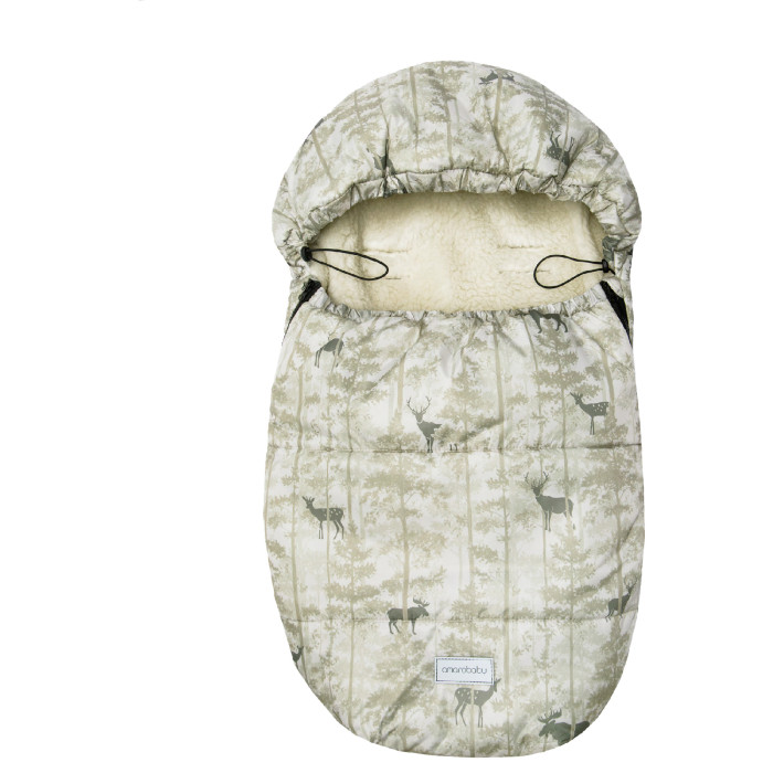 Купить Конверты для новорожденных, AmaroBaby Конверт зимний меховой Snowy Baby Олени 85 см