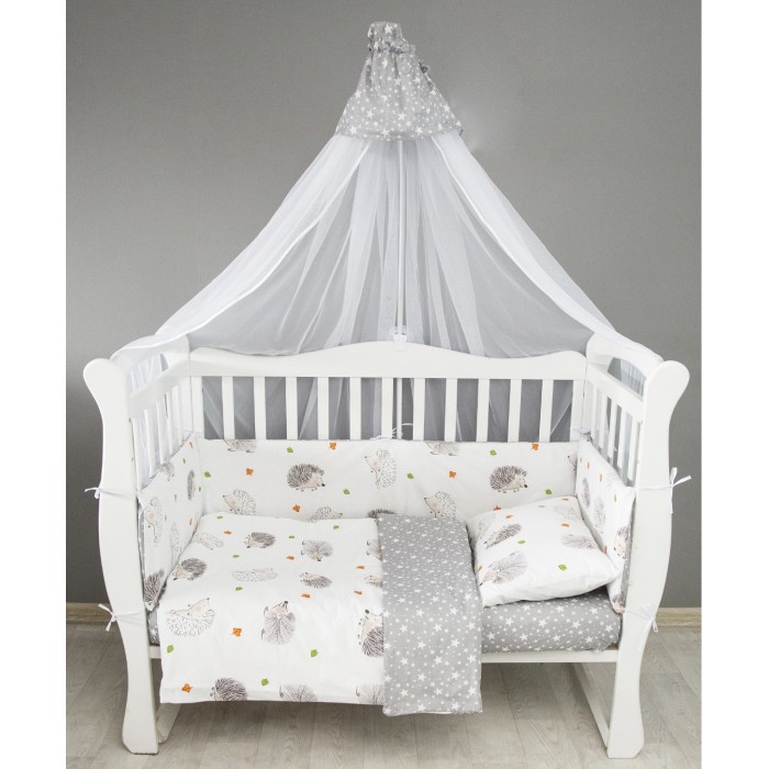 

Комплект в кроватку AmaroBaby Крошка Eжик (7 предметов), Крошка Eжик (7 предметов)