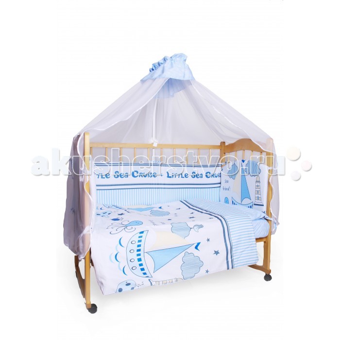 

Комплект в кроватку AmaroBaby Круиз (7 предметов)