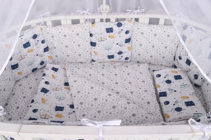 

Комплект в кроватку AmaroBaby Premium Ракета (18 предметов), Premium Ракета (18 предметов)
