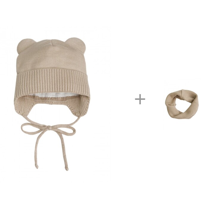

AmaroBaby Шапка вязаная Pure Love Bear и Снуд Pure Love Snood, Шапка вязаная Pure Love Bear и Снуд Pure Love Snood
