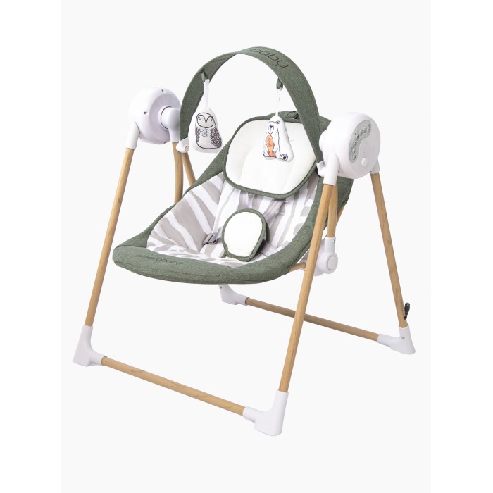 фото Электронные качели amarobaby wooden swing