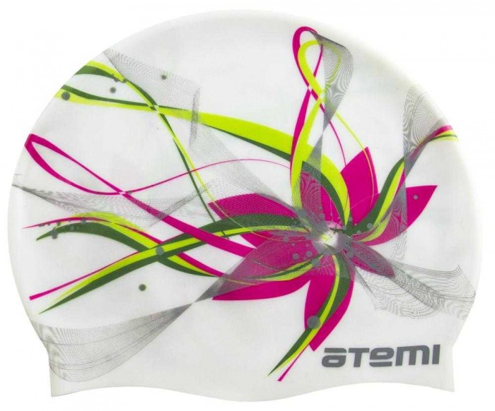 Atemi Шапочка для плавания Красивый цветок, размер One Size