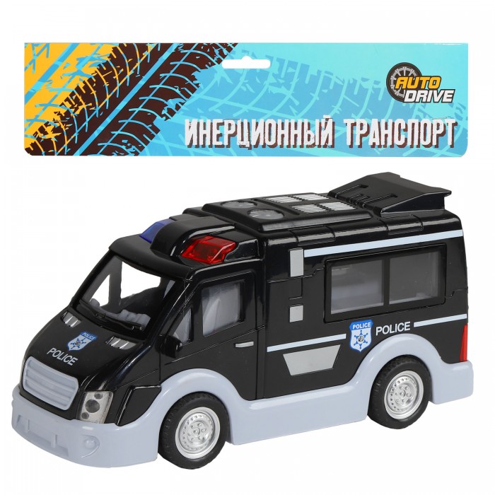 

AutoDrive Фургон полицейский инерционный, Фургон полицейский инерционный