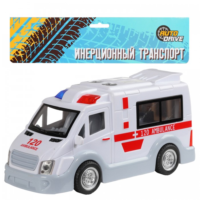 

AutoDrive Фургон скорой помощи инерционный, Фургон скорой помощи инерционный