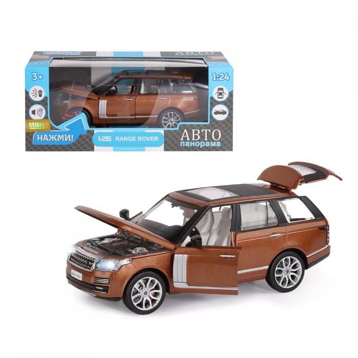 

Автопанорама Машинка металлическая Range Rover 1:26, Машинка металлическая Range Rover 1:26