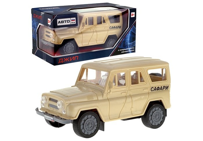 

АВТОRus Машинка инерционная джип Сафари, Машинка инерционная джип Сафари