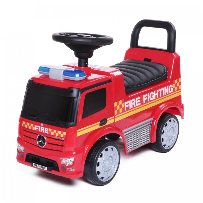 Фото - Каталки Baby Care Mercedes-Benz Antos Fire Department кожаное сиденье каталки colorplast машинка mercedec benz музыкальная