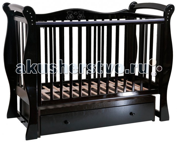 

Детская кроватка Baby Luce Лучик поперечный маятник