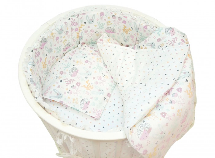 Постельное белье Baby Nice (ОТК) Лесная поляна для круглой кроватки