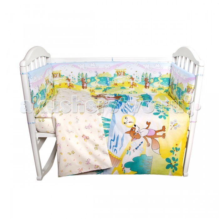 

Комплект в кроватку Baby Nice (ОТК) Колобок (6 предметов)