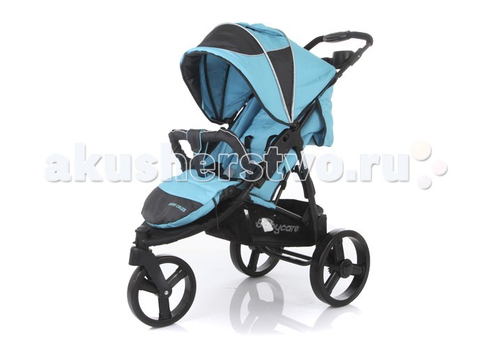 Прогулочная коляска Baby Care Jogger CruzeJogger Cruze Прогулочная коляска Baby Care Jogger CruzeJogger CruzeПрогулочная коляска Baby Care Jogger Cruze - Интересный дизайн, глубокий капюшон, легка и удобна в управлении, легко управлять одной рукой, большие пластиковые колеса. У прогулочной коляски Babycare Jogger Cruze большой глубокий капюшон, который накрывает ребенка даже при полностью опущенной спинке. Он сможет спрятать малыша от палящего солнца летом и от сильного ветра зимой. Для холодов подойдет и накидка на ножки, которая идет в комплекте. Материалы коляски водоотталкивающие, поэтому осадки в виде снега и дождя не станут проблемой. Для летних прогулок в комплектации предусмотрены москитная сетка, дождевик и солнцезащитный козырек. Для удобства малыша спинка опускается до горизонтального положения, а подножку можно отрегулировать, значит, ребенок сможет спокойно спать во время прогулки. Широкое сидение — 42 см — позволит разместить ребенка даже в теплой объемной одежде. Особенности: легкая алюминиевая рама; материал коляски с водоотталкивающей пропиткой; капюшон раскладывается до бампера с дополнительным козырьком; пластиковые колеса; усовершенствованная проходимость и маневренность; переднее поворотное колесо 20см с возможностью фиксации; большие задние колеса 27см; механическое раскладывание спинки до 170 градусов; легко складывается книжкой и компактна в хранении; 5-точечные ремни безопасности; вместительная корзина из сетчатого материала для детских вещичек или покупок; столик для мамы с двумя подстаканниками; регулируемая подножка; съемный бампер с накладкой; Максимально допустимый вес: 18 кг. Размеры Диаметр задних колес: 27 см. Диаметр переднего колеса: 20 см. Ширина колесной базы: 53 см. Длина спального места: 80 см. Ширина сидения: 42 см. Длина сидения: 40 см. Высота ручки от пола: 105 см. Вес: 9 кг. В комплекте: поднос для родителей, солнцезащитный козырек, дождевик, накидка на ноги.<br>