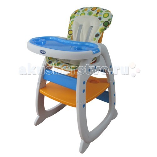 Стульчик для кормления Baby Care Ozone (O-zone)Ozone (O-zone) Стульчик для кормления Baby Care Ozone (O-zone)Ozone (O-zone)Стульчик для кормления Baby Care Ozone – функциональный стульчик для кормления 2 в 1, способный легко трансформироваться в стульчик с партой. Необычный сказочный дизайн и яркие цветовые решения безусловно понравятся малышу. Стульчик не снабжен колесами, но основание выполнено таким образом, что он может прекрасно скользить по плитке и линолеуму. Особенности: стульчик для кормления может трансформироваться в стульчик с партой (в комплекте есть столешница) 3 положения наклона спинки 3 положения глубины столешницы 5-ти точечные ремни безопасности ограничитель между ног съемный вкладыш-поднос матерчатая «дышащая» снимается для чистки материал: нетоксичная пластмасса и мягкое моющееся покрытие рекомендовано для детей от 6 месяцев до 6 лет Вес стульчика: 7.6 кг Размер стульчика в собранном состоянии: 65.5х72х106 см Размер сиденья: 30х60 см<br>